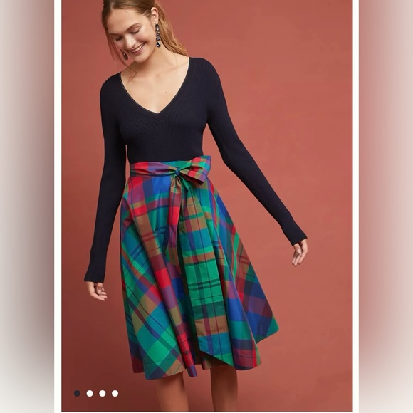 Maeve Dresses & Skirts - Anthropology Women’s Maeve Sorbonne A-Line Skirt, silk blend, lined, pockets